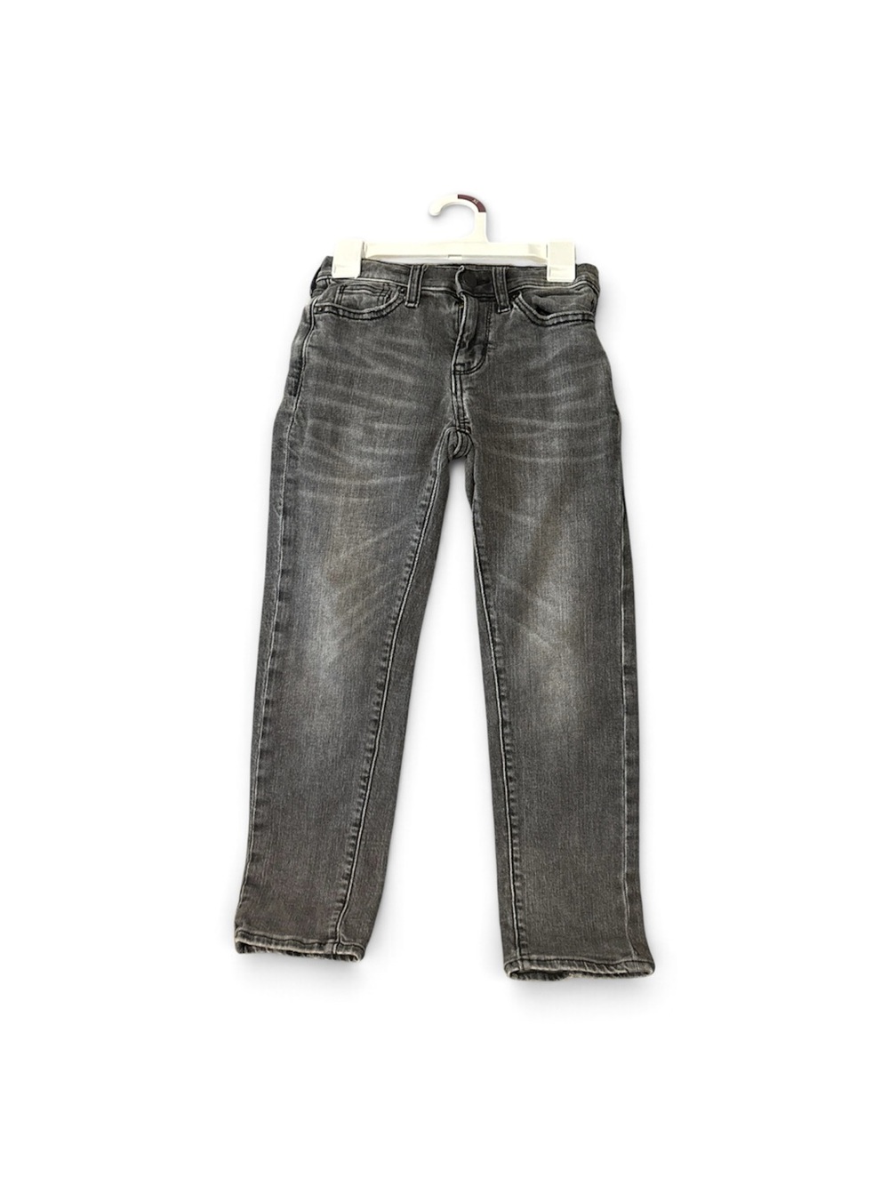 Old Navy Kids Gray Washed Straight-Leg Jeans Size 7